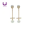 AIDAILA New Style Wholesale Fashion Long Opal Stick Earrings For ladies