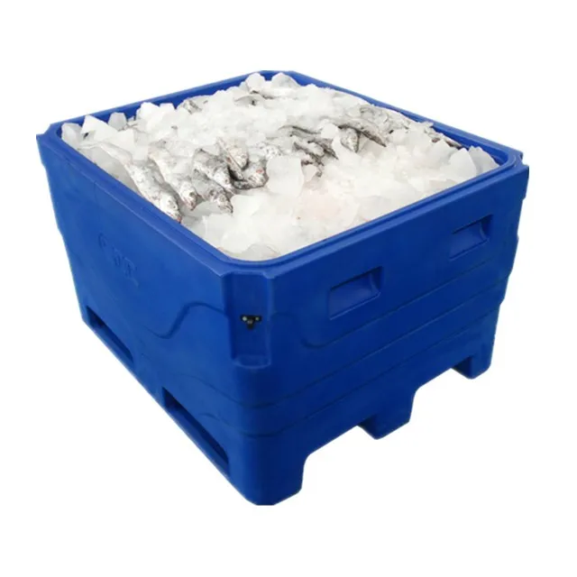 Scc High Quality 1000l Fish Insulated Container For Fish And Shrimp