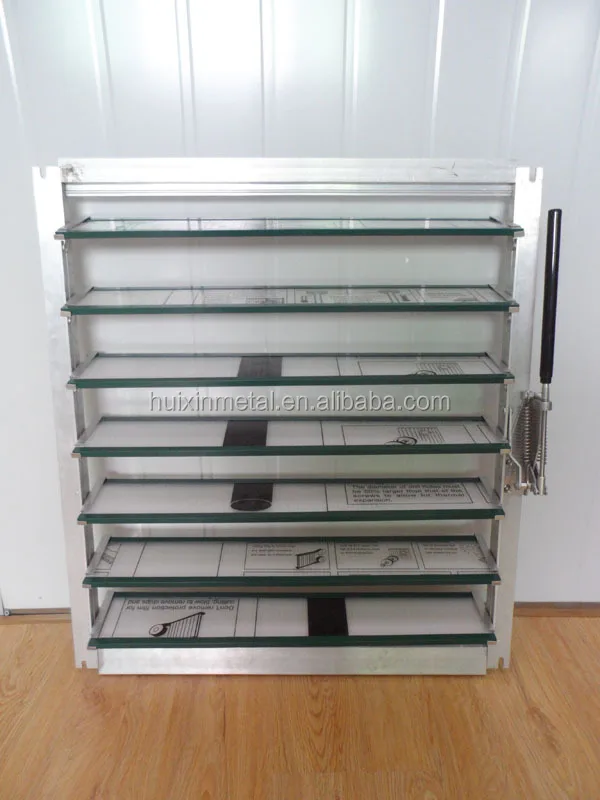 Folding Mechanical High Smart Greenhouses Roof Vent Automatic Sliding Greenhouse Door Louver