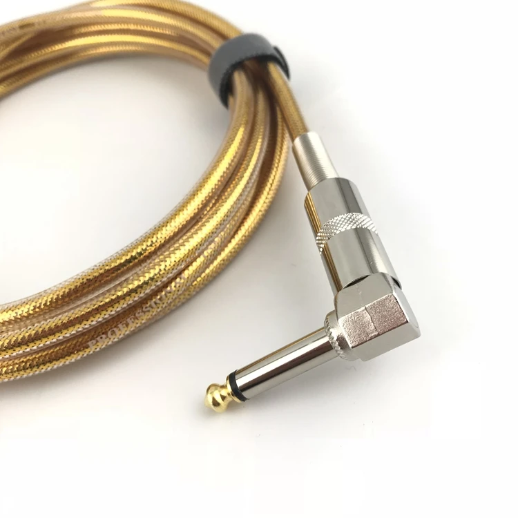 1/4 Inch Connector Electric Guitar Cable 3m/10ft Antiinterference