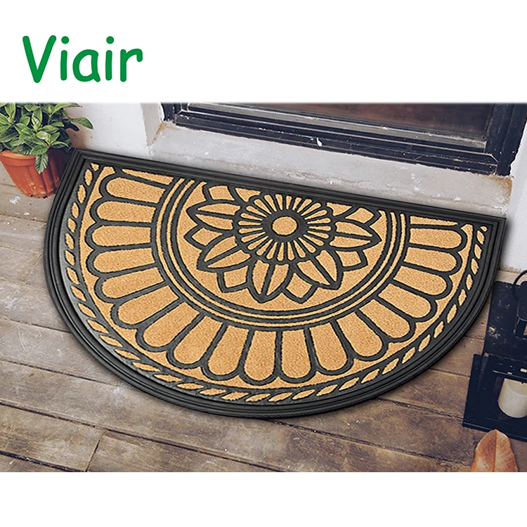 Rubber Doormat Anti Slip Custom 60x90cm Outdoor Floor Door Mats Large