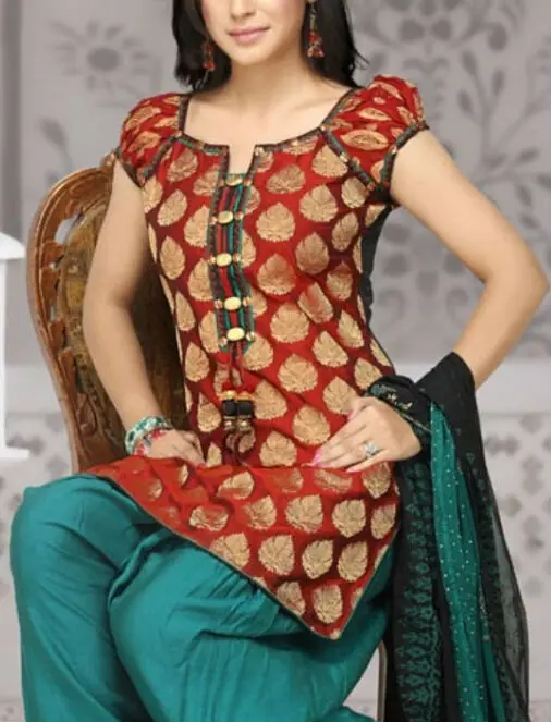 suit neck design for women. design ladies suit neck style. 