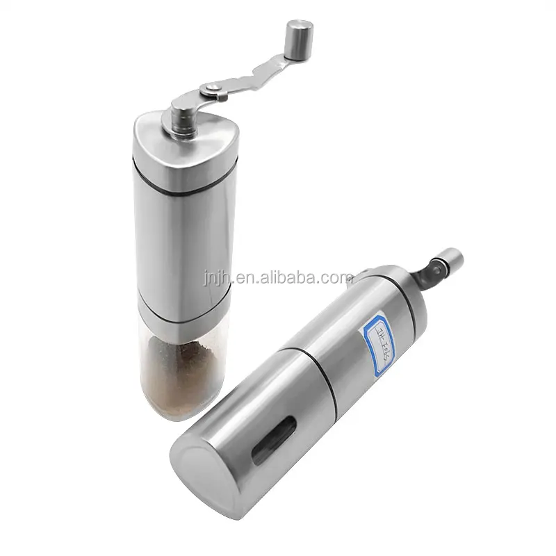 Stainless Steel Material Mills Manual Coffee Bean Grinder Conical Burr Mill Premium Ceramic Burr