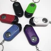 Wholesale Promotional Keychain Led Flashlight Custom Logo Compass Keychain Plastic Car Key Chain With Led Light