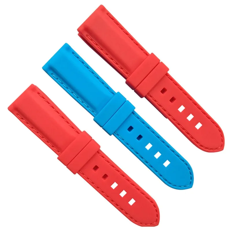 Soft Silicone Watch Band Custom Color Watch Strap For Men And Women