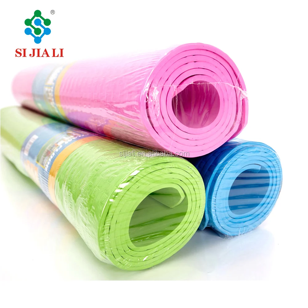 plastic yoga mat