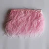 Wholesale factory price Baby pink ostrich feather trim for garment accessory and wedding decoration