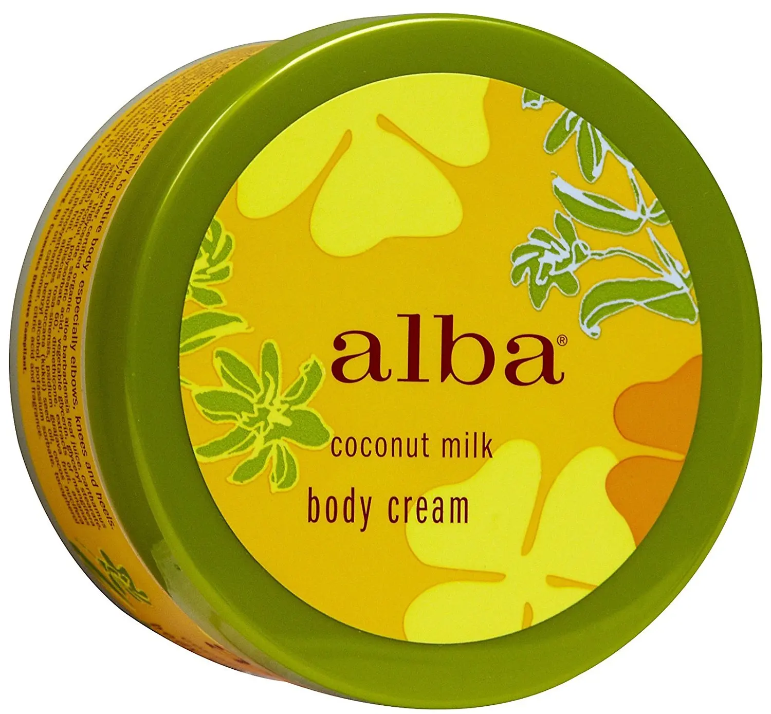 Alba Botanica Moisturizing Body Cream, Coconut Milk