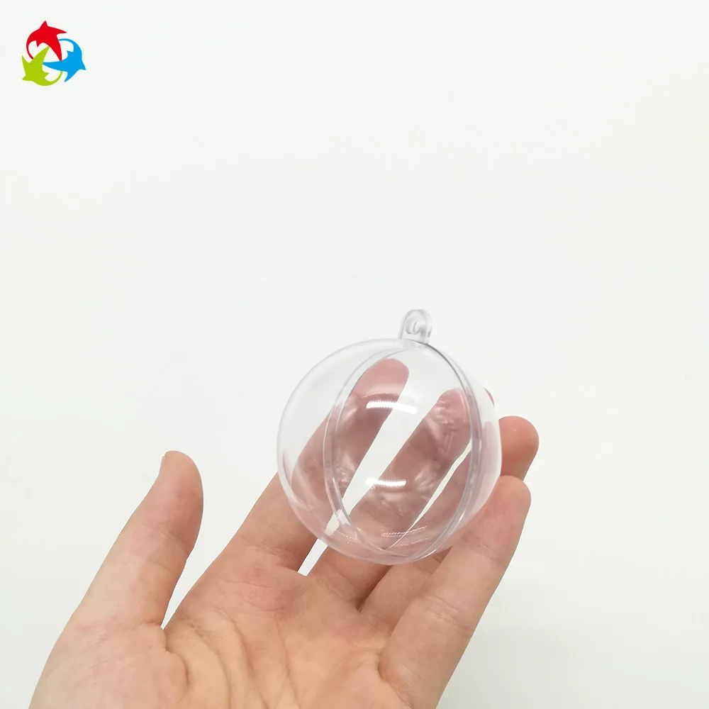 Christmas Craft Clear Hollow Plastic Ball Buy Hollow Plastic Ball