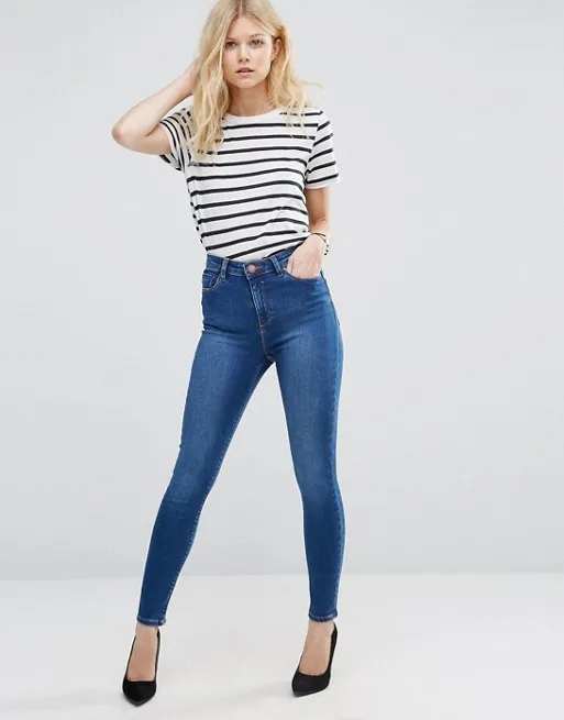 Ladies Jeans Top Design New Style Jeans Pent Women Denim Jeans - Buy ...