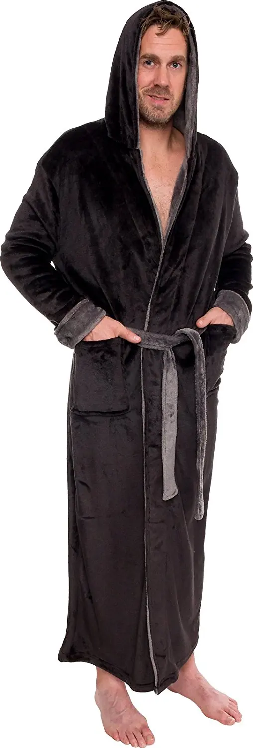 Online B2d8b 92256 Floor Length Robes Tall Men Womens Pretty Nice 00e2d A9630 Get Quotations Ross Michaels Mens Hooded Long Robe Full Length