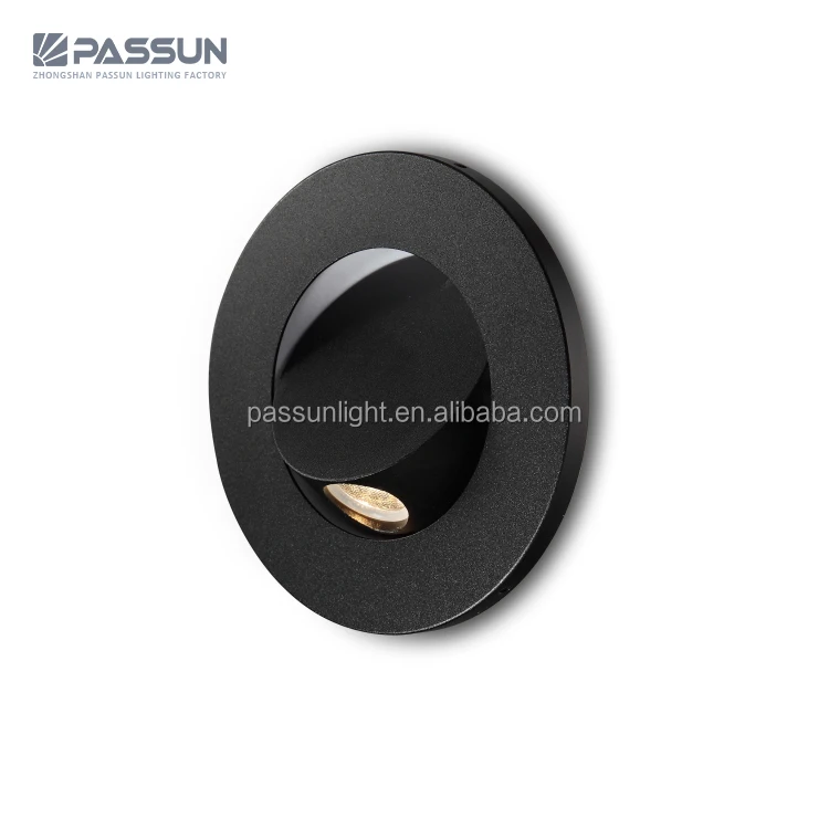 recessed reading light over bed