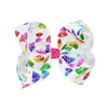 8 inch children's super large bow tie hot stamping love JOJO bow hairpin clip