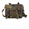Basic style army woodland camouflage shoulder bag, simple style filed operation range bag, men's shoulder bag