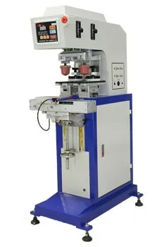 Single color flatbed ink cup manual pad printing machine