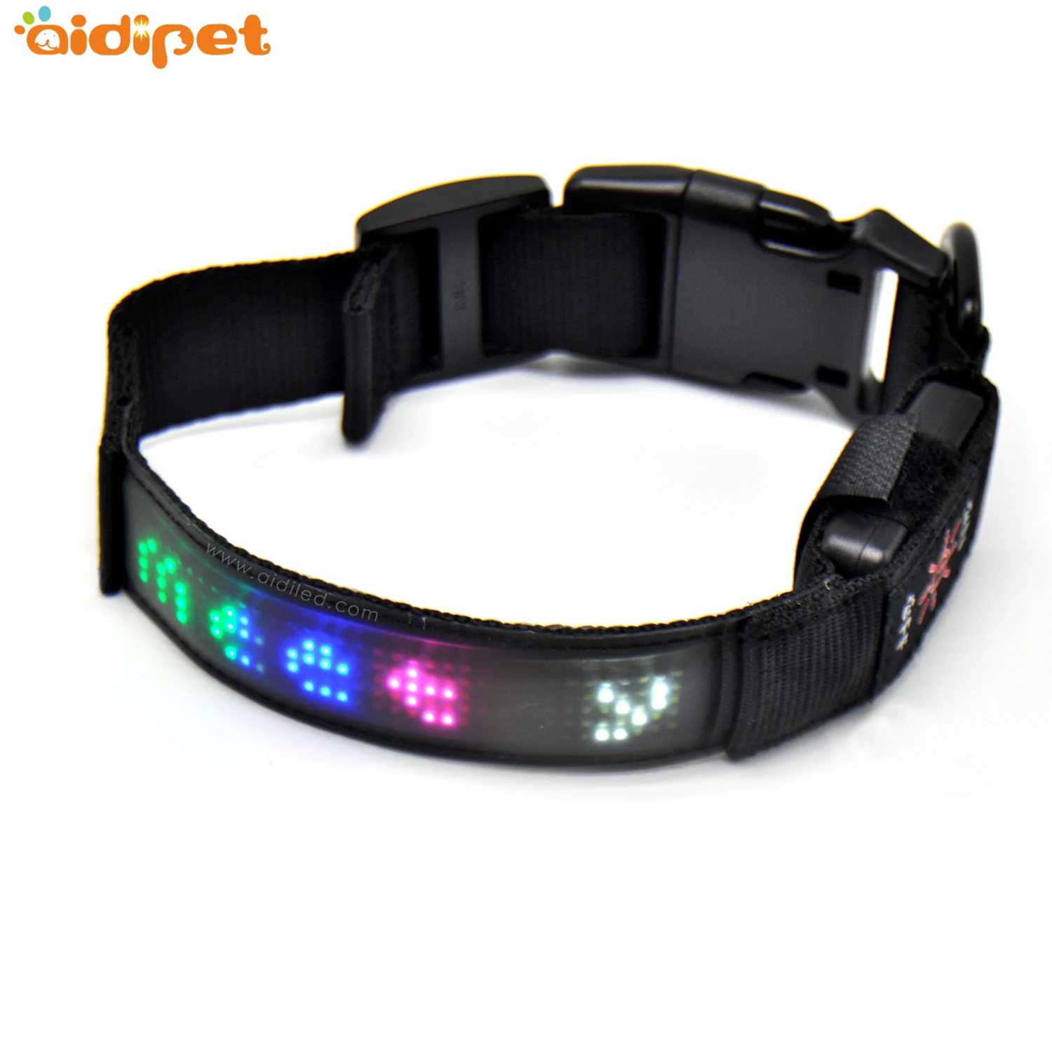 Custom New Style Personalized led Dog Collar and Leash for training
