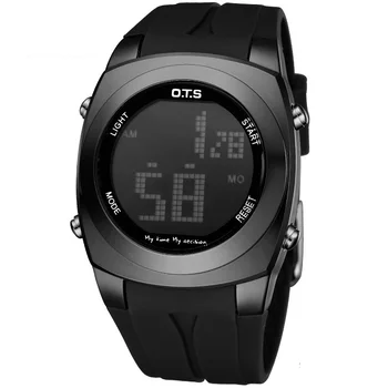 men's digital watch with large numbers