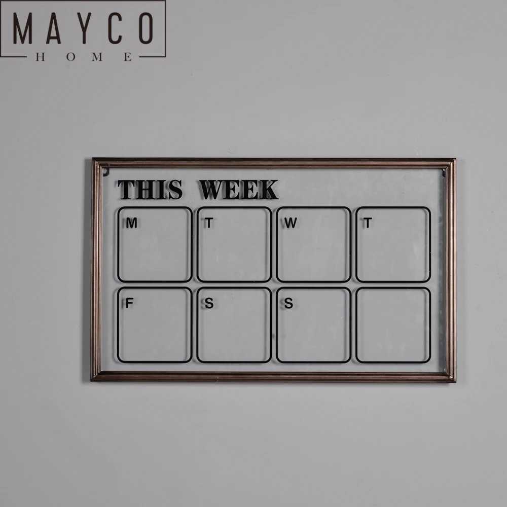acrylic wall calendar