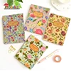 A4 custom notepad lay flat binding 40 sheets hardcover diary school notebook