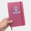 Custom printing logo notebook fabric hardcover youth soccer club company stuff notes journal