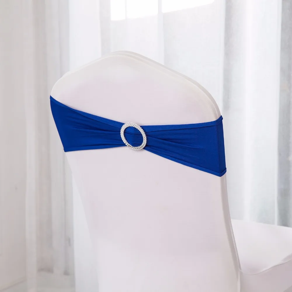 Factory Wholesale Royal Blue Spandex Wedding Chair Tie Backs Buy