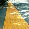 outdoor sidewalk tile paving rubber tactile tile for blind people