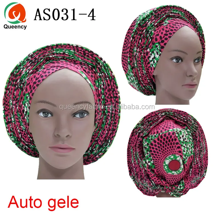 Wrap Head Auto Gele With Ankara