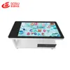 32'' table stand wall mount interactive touchable digital signage for count center