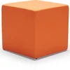 free seating fabric square pouf stool