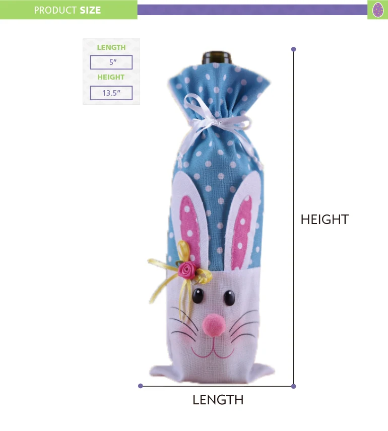 easter wine bags