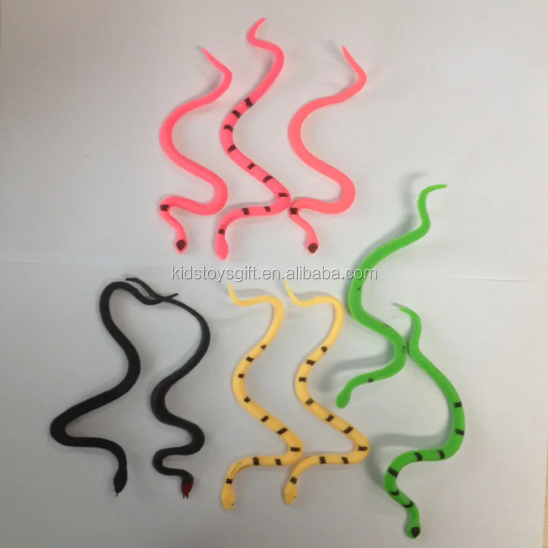 small plastic snakes