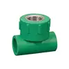 ERA DVGW Certificate 20mm 25mm 63mm PPR High Pressure Pipe Fitting Tee With brass/copper