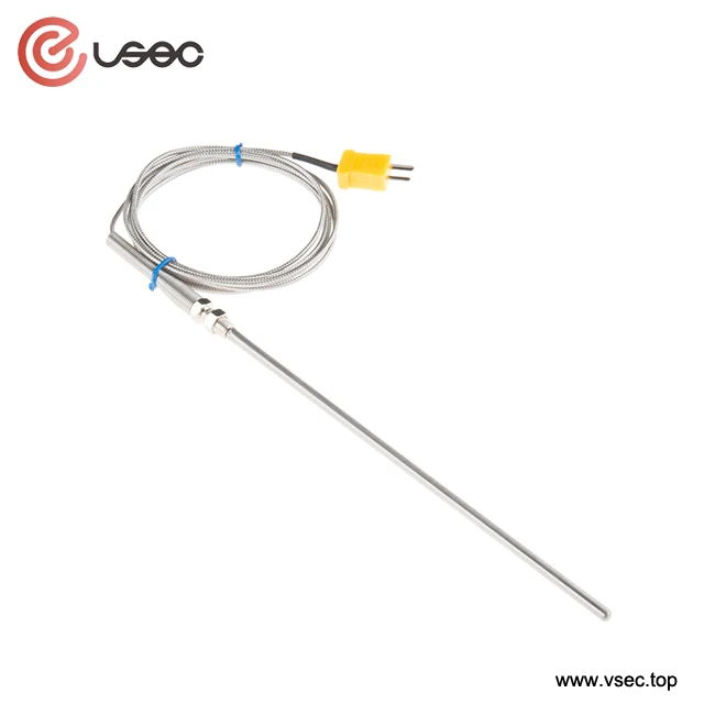 High Temperature Instrument Industrial Temperature Sensor Wzp Pt100 ...