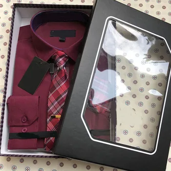 maroon business shirt