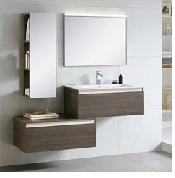 Design Wood Ceramics Wash Basin Bathroom Cabinet