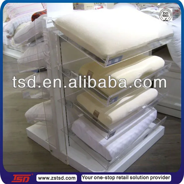 Custom Elegant Floor Standing Metal Pillow Display Rack,Pillow Display