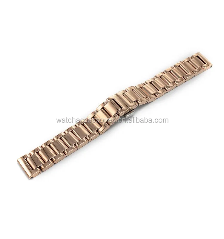 Wholesale 18mm Watch Band Rose Gold Plated Watch Strap Bracelet Buy