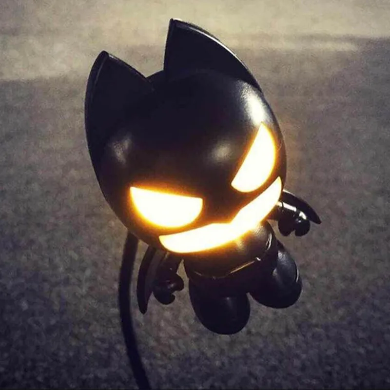 Wholesale Stock Small Order Household Office USB Computer Keyboard Lighting Batman Night Lamp