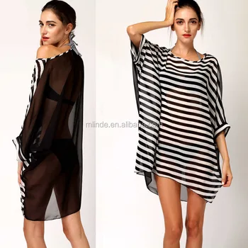 chiffon swim cover up