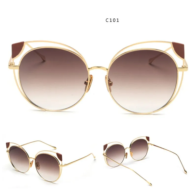 Guvivi Hollow Uv400 Ce Mark Sunglasses Sunglasses Eye Cat 2019 Cat.3