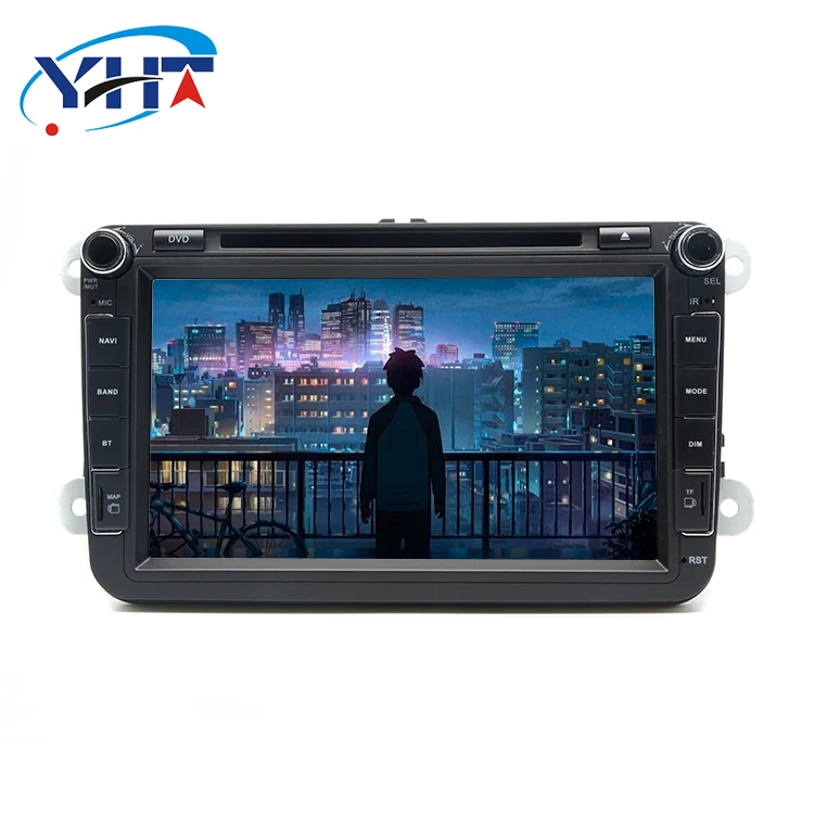 8 inch best dvd car stereo player for VW CADDY