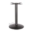 Round black wrought iron dining table base