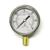 2.5" Y60 0-4bar/60psi 1/4NPT Gauge Double Scale Lower Mount Oil Pressure Gauge Manometer