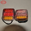 Square LED Waterproof Trailer Rear Lights Brake Lights