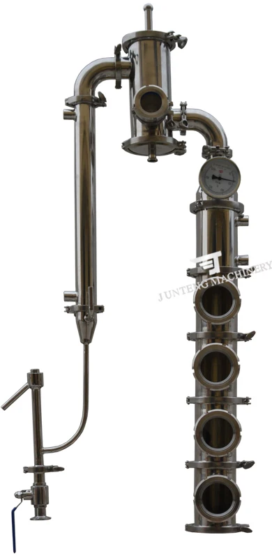 Reflux Still Flute Distillation Column With Copper Onion Head - Buy 50l ...