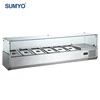 China supplier commercial stainless pizza prep refrigerator fridge making table for sale