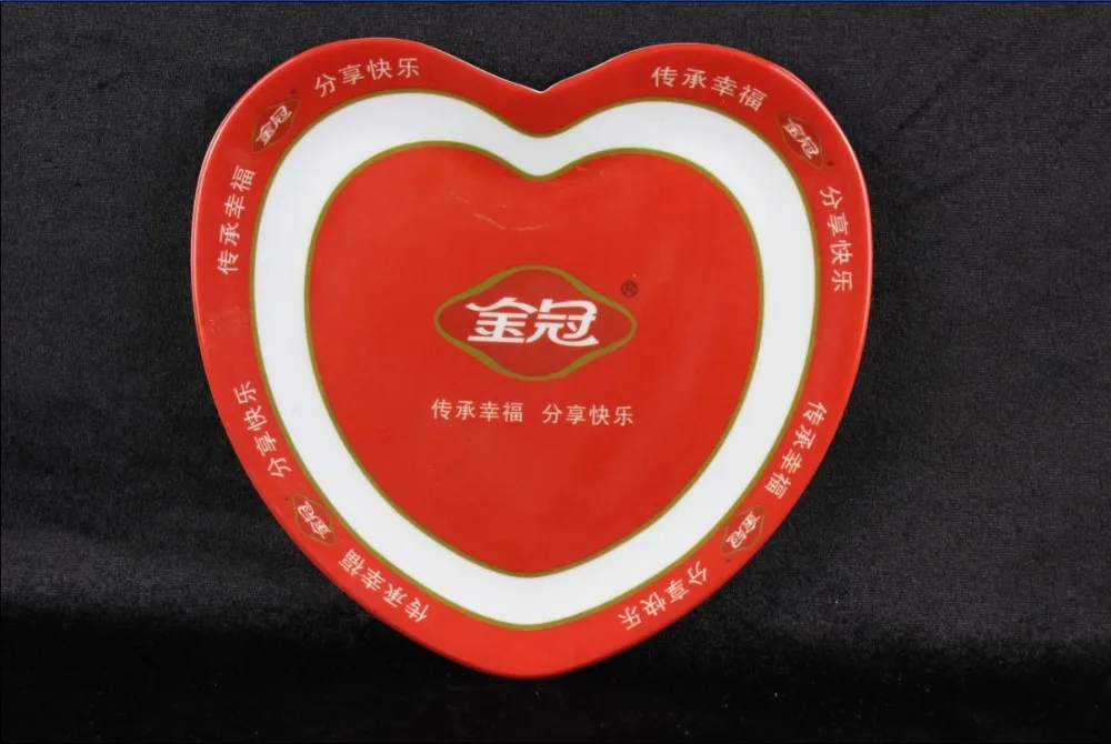 100%melamine cardioid plate