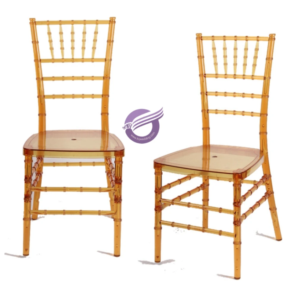 Zy23330 Wholesale Wedding Transparent Plastic Acrylic Chiavari Chairs