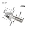 BEXIN Stainless Steel dslr Camera Quick Release plate Fix Lock 1/4 Slotted Flat Head D ring tripod mount adapter long screw bolt