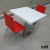 food court dining table two seater table and chair set